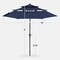 Best Choice Products 10ft 3-Tier Patio Umbrella, Market Sun Shade w/ Tilt Adjustment, Easy Crank